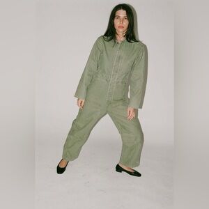 Caron Callahan Fincher Jumpsuit - Moss